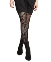 Natori Women's Feather Lace Net Tights