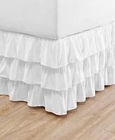 Betsey Johnson Solid Microfiber Ruffled Bedskirt