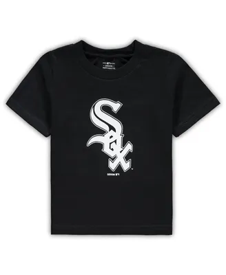 Infant Boys and Girls Black Chicago White Sox Primary Team Logo T-shirt