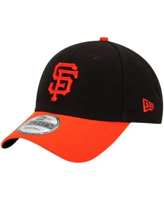 Men's New Era Black, Orange San Francisco Giants League 9Forty Adjustable Hat