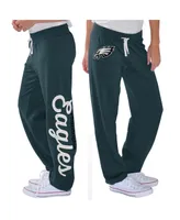 Women's G-iii 4Her by Carl Banks Midnight Green Philadelphia Eagles Scrimmage Fleece Pants