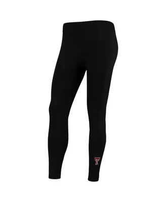 Women's ZooZatz Black Texas Tech Red Raiders Fleece Leggings