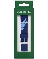 Lacoste Crocodile Print Silicone Strap for Apple Watch 42mm/44mm