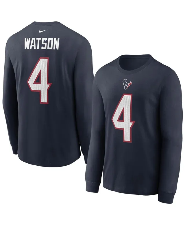 Houston Texans No4 Deshaun Watson Nike 2018 Salute to Service Retro USA Flag Limited Jersey