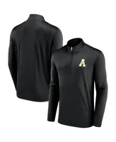 Men's Fanatics Black Appalachian State Mountaineers Underdog Mindset Quarter-Zip Top