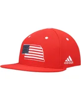 Men's adidas Scarlet Nebraska Huskers On-Field Baseball Fitted Hat