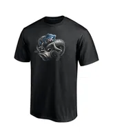 Men's Fanatics Black North Carolina Tar Heels Team Midnight Mascot T-shirt