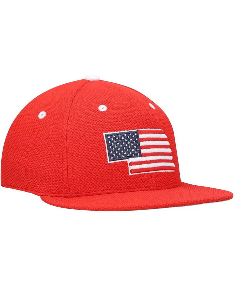 Men's adidas Scarlet Nebraska Huskers On-Field Baseball Fitted Hat