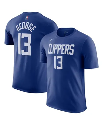 Men's Nike Paul George Royal La Clippers Name and Number T-shirt