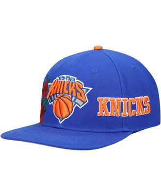 Men's Pro Standard Blue New York Knicks Roses Snapback Hat