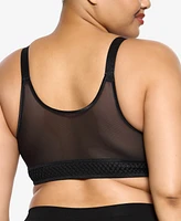 Women's Body Soft Smoothing Front Close T-Shirt Bra