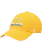 Men's '47 Gold Los Angeles Chargers Secondary Clean Up Adjustable Hat