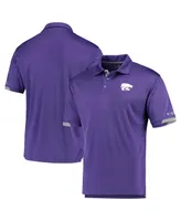 Men's Colosseum Purple Kansas State Wildcats Santry Polo