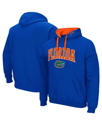 Men's Colosseum Royal Florida Gators Big and Tall Arch & Logo 2.0 Pullover Hoodie