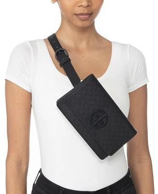 Giani Bernini Buckle Logo Fanny Pack, Exclusively at Macy's