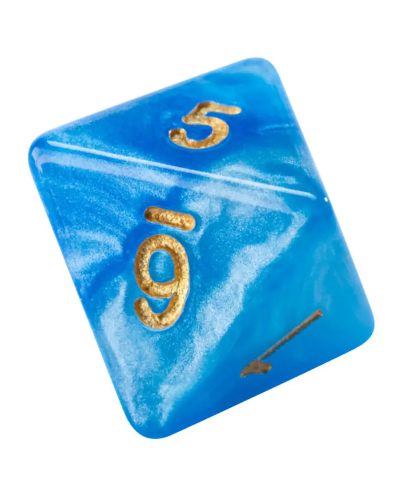 Sky Current Halfsies Dice Layered Dice with Upgraded Dice Case, 7 Piece