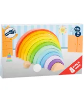 Small Foot Wooden Toys Xl Wooden Rainbow Play Set, 9 Piece