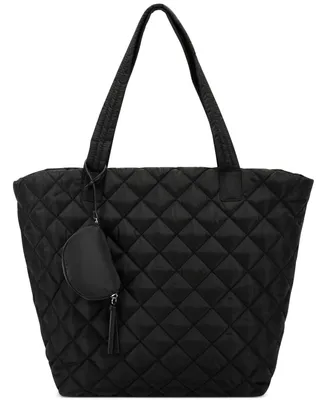I.n.c. International Concepts Nylon Breeah Extra Large Quilted Tote, Created for Macy's