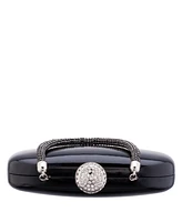 Women's Crystal Handle Minaudiere