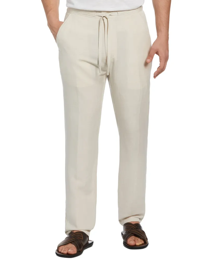 Cubavera Men's Linen Blend Drawstring Pant