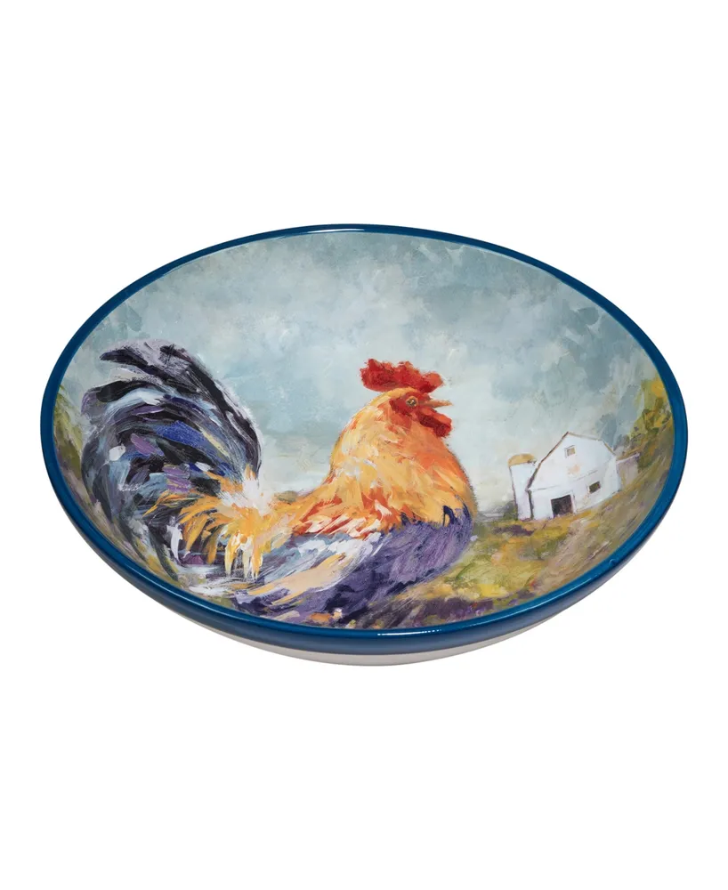 Certified International Rooster Meadow Serving Bowl