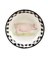 Certified International On The Farm Soup Bowl, Set of 4