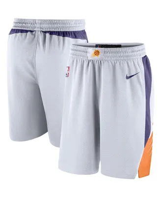 Men's Nike White and Purple Phoenix Suns 2020/21 Association Edition Performance Swingman Shorts