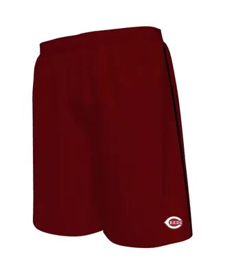 Men's Majestic Red Cincinnati Reds Big Tall Mesh Shorts