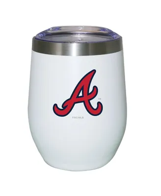 Dugout Mugs Atlanta Braves 20 Oz Metal Bat Tumbler - Silver