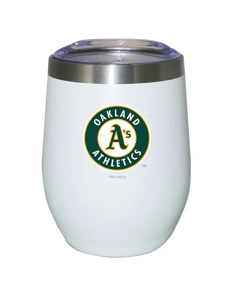 Oakland Athletics 12 oz Logo Stemless Tumbler