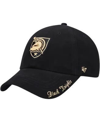 Women's '47 Black Army Black Knights Miata Clean Up Logo Adjustable Hat