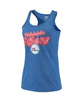 Women's Concepts Sport Red, Royal Philadelphia 76ers Racerback Tank Top and Pants Sleep Set