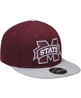 Men's New Era Maroon Mississippi State Bulldogs Basic 9Fifty Adjustable Hat