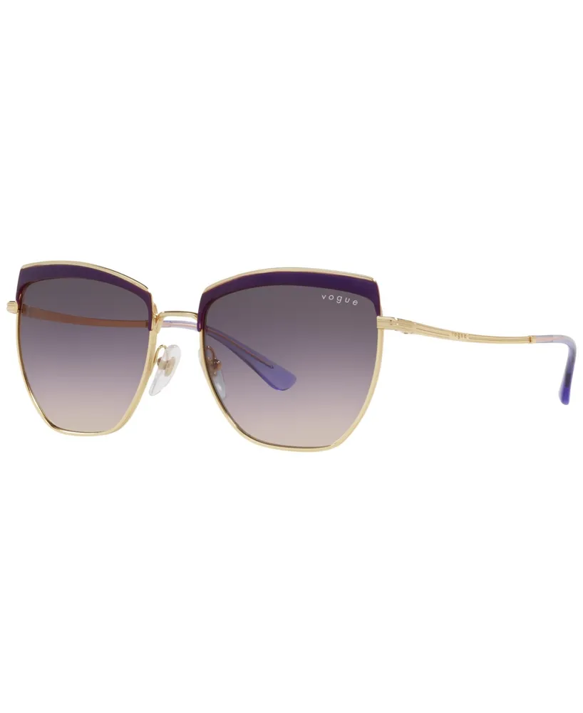 Vogue Eyewear Women's Sunglasses, VO4234S 54 - Top Violet, Gold