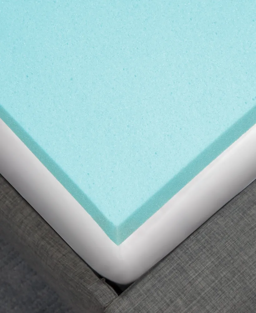 Closeout! IntelliSLEEP Natural Comfort 3" Memory Foam Topper, California King, Created For Macy's