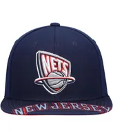 Men's Mitchell & Ness Blue New Jersey Nets Hardwood Classics Swingman Pop Snapback Hat