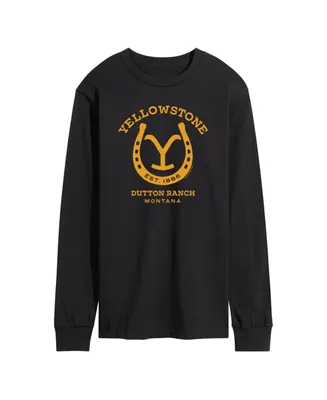 Men's Yellowstone Horseshoe Long Sleeve T-shirt