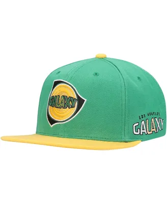 Men's Green La Galaxy Historic Logo Since '96 Two-Tone Snapback Hat