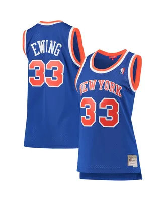 Women's Patrick Ewing Blue New York Knicks 1991-92 Hardwood Classics Swingman Jersey