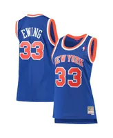 Women's Patrick Ewing Blue New York Knicks 1991-92 Hardwood Classics Swingman Jersey