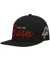 Men's Black, Green Fc Dallas Historic Logo Since '96 Foundation Script Snapback Hat