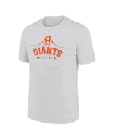 Men's Gray San Francisco Giants Authentic Collection City Connect Velocity Space-Dye Performance T-shirt