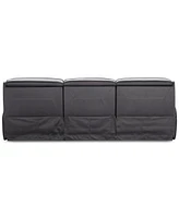 Closeout! Dextan Leather -Pc. Sofa with Power Recliners