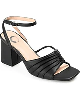 Journee Collection Women's Shillo Block Heel Sandals