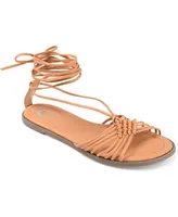 Journee Collection Women's Jess Tie-Up Sandals