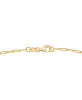 Paperclip Link 20" Chain Necklace in 14k Gold