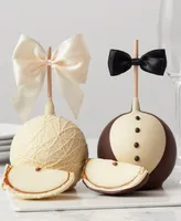 Mrs. Prindables Bride and Groom Jumbo Caramel Apple Set