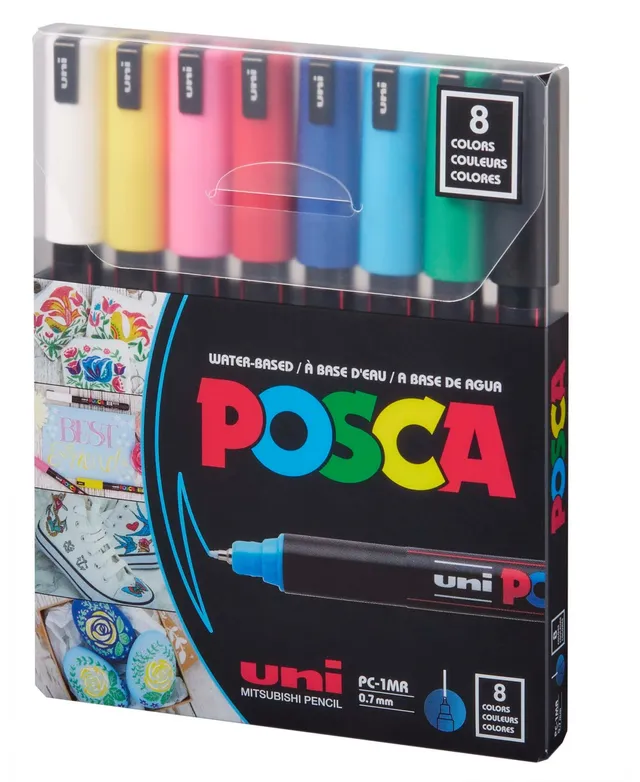 uni POSCA 16pk PC-5M Water Based Paint Markers Medium Point 1.8-2.5mm in  Assorted Colors