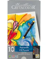Cretacolor Aquatic Oil Pastel Set, 10-Color Set