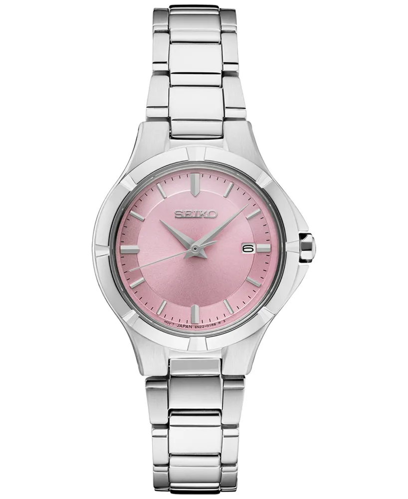 Seiko Women's Essential Stainless Steel Bracelet Watch 27mm